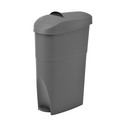 Alpine Industries Step-On Napkin Receptacle, 19 Qt. Gray 451-19-GRY